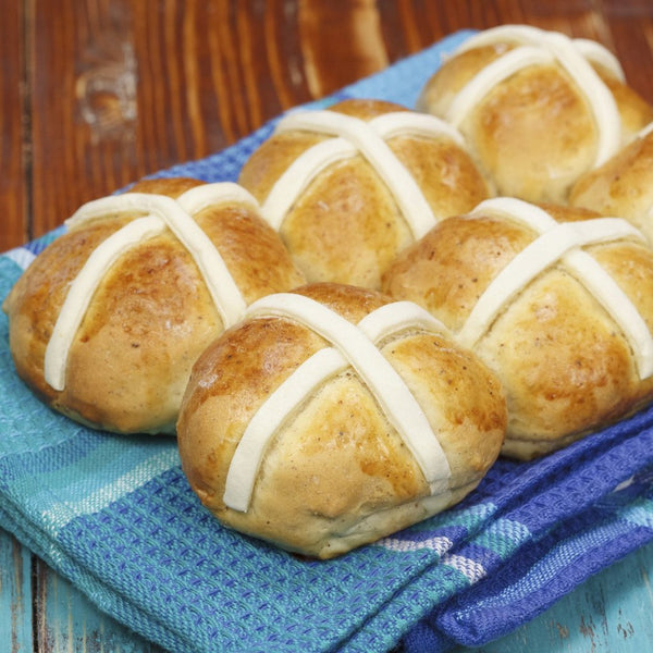 Cranberry Orange Hot Cross Buns - *Available 3/27-3/31 ONLY*